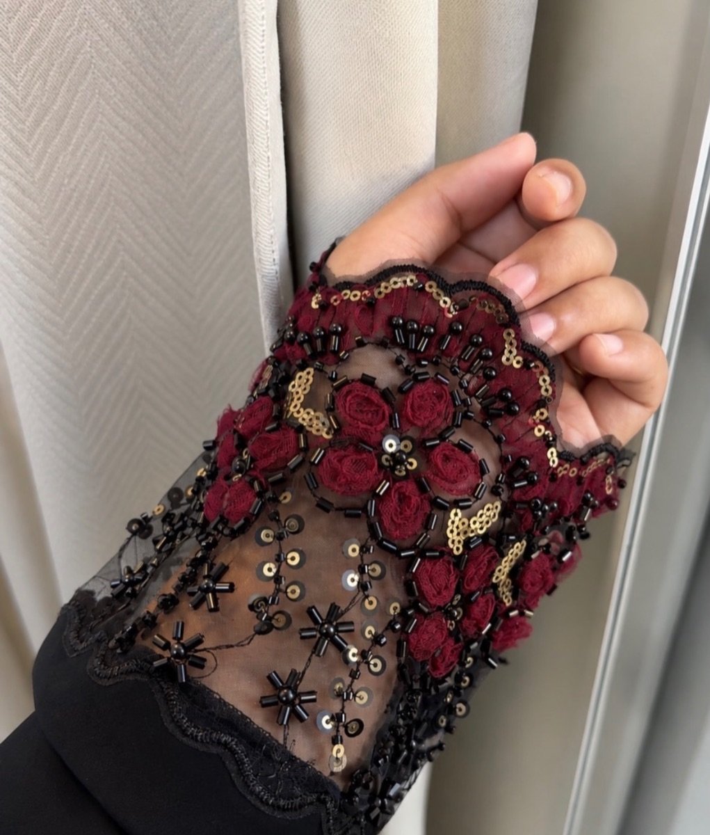 Hand work abaya - Default